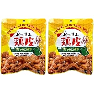 【49%OFF】【653円】 太暘物産 おつまみ鶏皮 柚子胡椒風味 45g×2袋