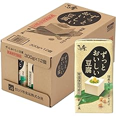 【プライム感謝祭】【1,264円】 さとの雪食品 国産大豆 ずっとおいしい豆腐 常温長期保存 備蓄 キャンプ 保存料不使用 300g×12個