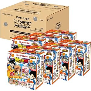 【50%OFF】【ぷっくりシール】明治コーヒー・明治いちご『ドラゴンボールDAIMA』コラボ ぷっくりシール全7種コンプリートセット 送料込2,712円(387.4円/箱) 【全7種コンプ】