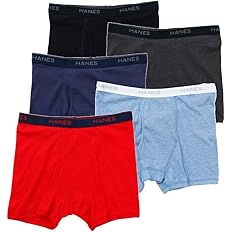【プライムデー】【40%OFF】【1,518円（定期便1,366円）】 Hanes 抗菌防臭 前開き ボクサーパンツ 5枚組