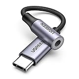 【期間限定セール+5%OFF！】UGREEN USB C イヤホンジャック変換アダプタ DAC搭載 24bit/96KHz対応 TRRS/4極 ナイロン編み品が882円