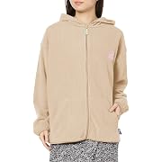 Penfield(ペンフィールド)パーカー ゆるキャン△ マイクロフリース 刺繍 BEIGE（各務原なでしこ）レディース Lサイズ