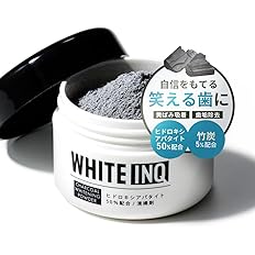 【55%OFF】【890円】 WHITE-INQ ホワイトニング 歯磨き粉 竹炭パウダー 無添加 30g