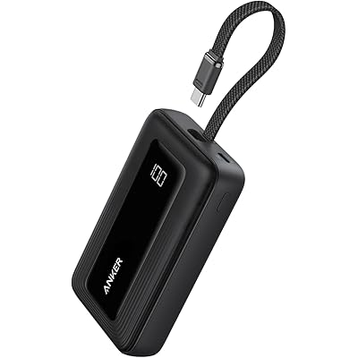 Anker Zolo Power Bank 30W USB-Cケーブル内蔵モバイルバッテリー 10000mAh 税込2,990円 プライム会員送料無料