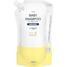 【58%OFF】【1,073円（定期便966円）】 by Amazon パックスベビー 全身シャンプー 泡タイプ 詰替用 900ml