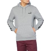 PUMA(プーマ)ESS+ TAPE フーディースウェット メンズ ミディアム グレー ヘザー Lサイズ