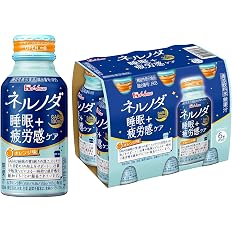 【スマイルSale】【41%OFF】【933円（定期便840円）】 ハウスウェルネスフーズ ネルノダ 睡眠＋疲労感ケア 100ml×6本