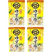 【ポイント21%還元】ミツカン 〆まで美味しい ゆず塩 鍋つゆ ストレート 鍋の素 750g×4袋