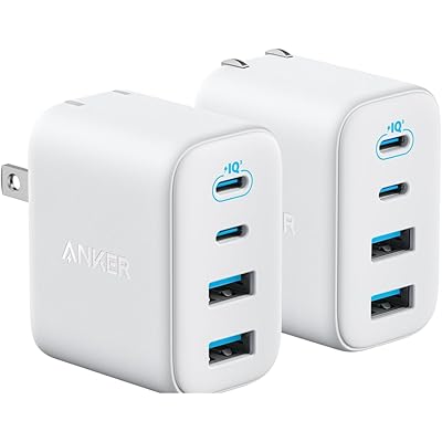 【20%OFF】【2個セット】Anker Zolo Charger (50W, 4 Ports) USB-C＆USB-A 4ポート急速充電器 2個セット 送料込3,990円
