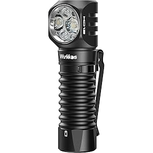 【50%OFF+ポイント10%】【実質2,399円】 Wurkkos HD12 USB-C充電式 アルミ合金 IP68防塵防水 LEDヘッドライト