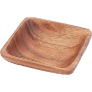 【ポイント69%還元】不二貿易 アカシア 木製食器 スクエアボウル 小皿 取り皿 幅10×奥行10×高さ3.5cm