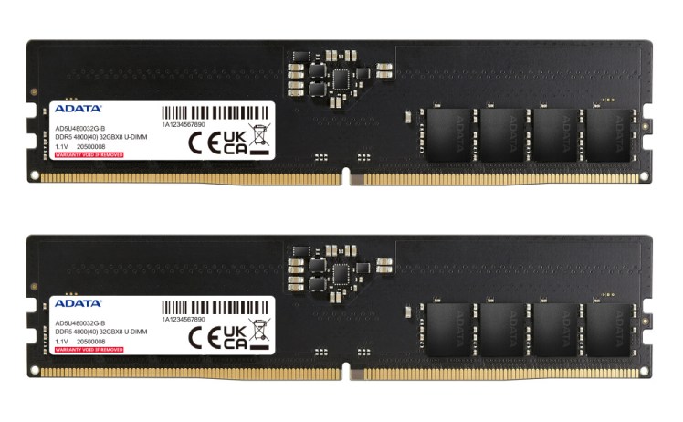 【90,480円】ADATA(エイデータ) デスクトップPC用 メモリ DDR5-4800 32GB×2枚組