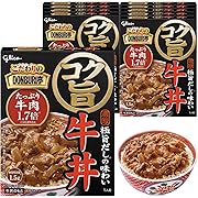 【15%OFF】江崎グリコ こだわりのDONBURI亭コク旨牛丼 180g×10個