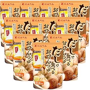 【40%OFF】【911円】 にんべん だしで食べる おでんつゆ 61g(58g＋3g)×10個