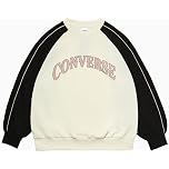 【75%OFF】【1,860円】 コンバース レディース トレーナー COLOR BLOCK SWEAT CREW TOP