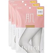 ATSUGI(アツギ) ストッキング ASTIGU 自然な素肌感 レディース ヌーディベージュ サイズ: S-M 3足セット
