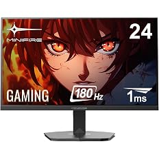 【タイムセール】【11,399円】 Minifire 24インチ 180Hz FHD ゲーミングモニター HDMIケーブル付属 【送料無料】