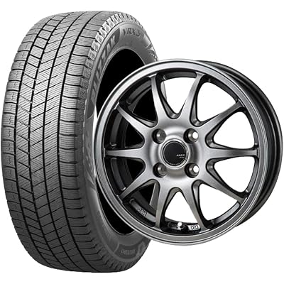 【75%OFF】【軽自動車に】ブリヂストン BLIZZAK VRX3 155/65R14 75Q スタッドレスタイヤ＆ホイール 4本セット 送料込51,400円(12,850円/本)