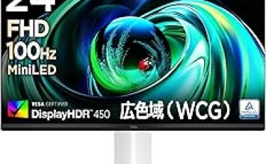 【13,845円- 4680pt】TCL 24インチ Mini LED モニター 24G54