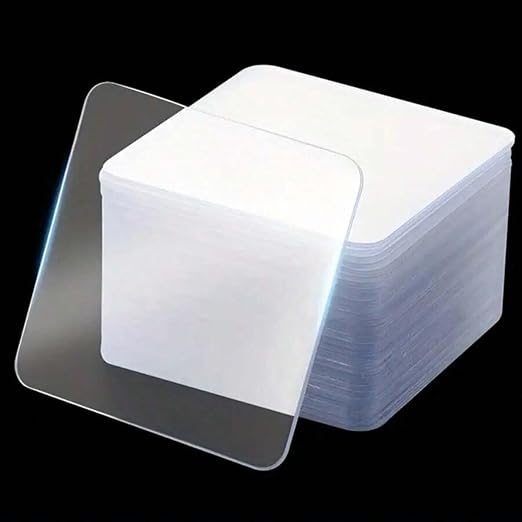 【187円】 Amazon Haul 丈夫で跡の出ない取り外し可能な透明強力両面テープ 6×6cm 20個 【送料無料】