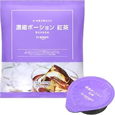 【プライム感謝祭】【51%OFF】【998円（定期便948円）】 by Amazon 濃縮ポーション紅茶 希釈用 甘さひかえめ 11g×50個
