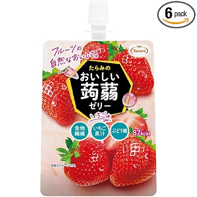 【35%OFF】たらみ おいしい蒟蒻ゼリー いちご味 150g×6個 送料込530円(おトク便3種で492円・82.0円/個)