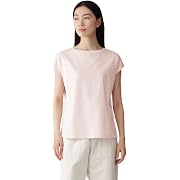【ポイント20%還元】無印良品 婦人 天竺編みフレンチスリーブTシャツ (JP) レディース S/Mサイズ