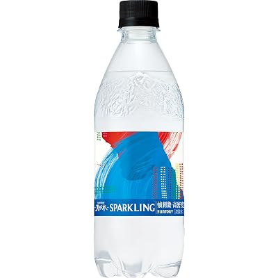 【30%OFF】サントリー 天然水 SPARKLING ヘラルボニーアートラベル 500ml×24本 各税込1,438円(59.9円/本) プライム会員送料無料