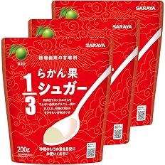 【48%OFF】【979円】 サラヤ らかん果1/3シュガー 200g×3個