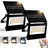 【45%OFF！】Gleazon LEDソーラー投光器 屋外 154LED 3,000lm ソーラーライト 3色切替 4段階調光が3,239円送料無料