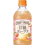 クラフトボス 甘桃ティーラテ ホット 世界のTEA 紅茶 450ml×24本