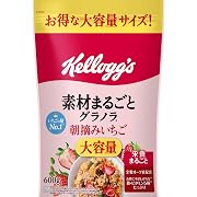 ケロッグ 素材まるごとグラノラ 朝摘みいちご 大容量 600g×6個