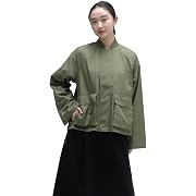 【ポイント11%還元】new balance(ニューバランス)アウター ブルゾン カジュアル リラックス レディース ダークオリビン Sサイズ