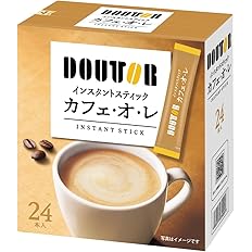 【プライムデー】【42%OFF】【470円（定期便423円）】 ドトールコーヒー インスタントスティック カフェ・オ・レ 24P