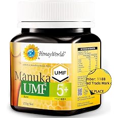 【64%OFF】【1,793円】 HONEYWORLD マヌカハニー UMF5+ UMF認証済み 250g
