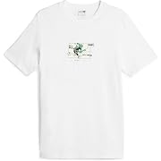 【ポイント11%還元】PUMA(プーマ)CLASSICS SUPER グラフィック Tシャツ メンズ ホワイト Lサイズ