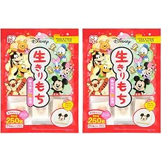 【値下げ】【602円】 アイリスオーヤマ ディズニー生きりもち 個包装 250g×2個
