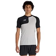 【ポイント47%還元】new balance(ニューバランス)アンダーシャツ アシンメトリー半袖(右投げ用) メンズ ブラック Lサイズ