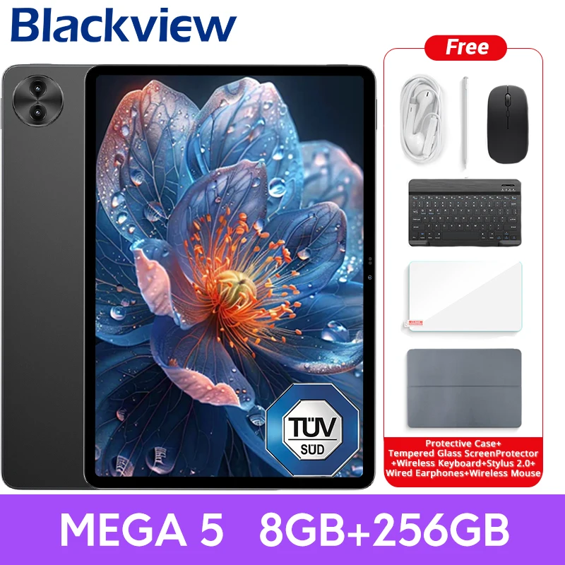 【$20.00 OFF！】Blackview MEGA 5 － 120Hz描画対応12.2インチ4GサポートAIタブレットが$204.99送料無料