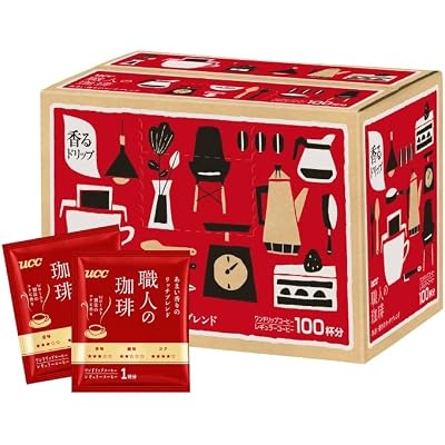 【20%OFF】UCC 職人の珈琲 ドリップコーヒー あまい香りのリッチブレンド 100杯 送料込2,342円(おトク便3種で2,204円・22.0円/杯)ほか