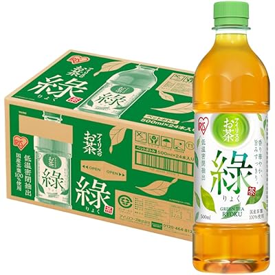 【5%OFF】アイリスオーヤマ 緑茶 ペットボトル 䖝 500ml×24本 送料込1,218円(50.8円/本)