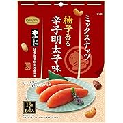【5%OFF】共立食品 ミックスナッツ柚子香る辛子明太子味6P 90g(15g×6袋)×6個