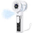 【50%OFF+ポイント20%】【実質994円】 Monons USB充電式 ミスト付き 100段階風量 LEDライト 卓上・手持ち兼用 ハンディファン