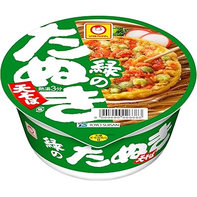 【5%OFF】【東西】マルちゃん 緑のたぬき天そば 東・関西限定 101g×12個 各送料込1,555円(おトク便3種で1,477円・123.1円/個)【お好みで】