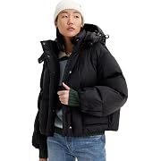 【ポイント70%還元】Levi’s(リーバイス)パファージャケット WESTERN レディース ブラック Mサイズ