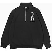Converse(コンバース)トレーナーCHENILLE HALF ZIP TOP レディース ブラック Mサイズ