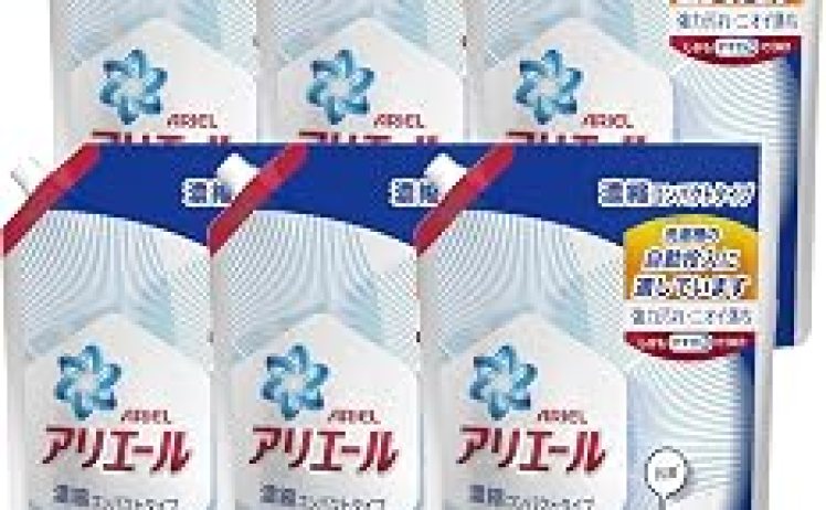 【3,139円】アリエール 洗濯洗剤 濃縮タイプ フレッシュクリーンの香り 1000g×6袋