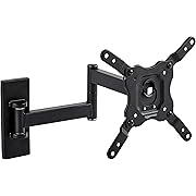 【ポイント31%還元】Amazonベーシック テレビ壁掛け金具 フルモーション VESA規格200×200mm 12~40インチ対応 ブラック