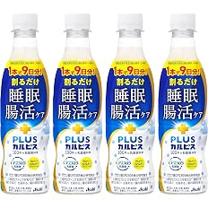 【48%OFF】【1,098円】 アサヒ 機能性表示食品 PLUSカルピス 睡眠・腸活ケア 370ml×4本
