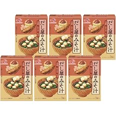 【値下げ】【848円】 味の素 だし屋のみそ汁 赤だし 3袋入×6個